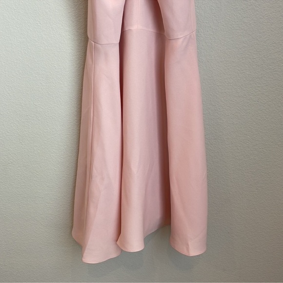 CeCe Pink Halter Neck Lace Back Fit & Flare Dress Size 2 - Picture 3 of 9